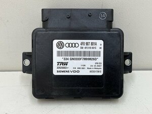 アウディ A6 クワトロ C6/4F 08年 4FBDXS EPB ECU 電動パーキングブレーキ用ECU 4F0910801C (在庫No:515648) (7514) ■