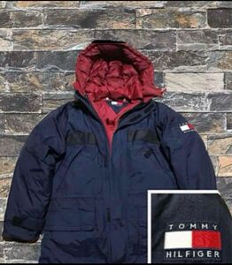 TOMMY HILFIGER 超激レア90s！！セーリング ナイロンジャケット　 ダウンジャケット　3way