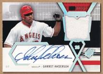 【２枚セット】ギャレット・アンダーソン 2004 Upper Deck SPx ＆ 2020 Topps Archives 直筆サインカード / エンゼルス【GARRET ANDERSON】_画像2