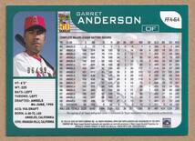 【２枚セット】ギャレット・アンダーソン 2004 Upper Deck SPx ＆ 2020 Topps Archives 直筆サインカード / エンゼルス【GARRET ANDERSON】_画像5