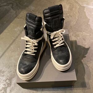 RICK OWENS リックオウエンス 新品 MEGA BUMPER GEOBASKET メガバンパー ジオバスケット 41サイズ スニーカー