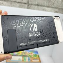 美品 動作品 初期化済み Nintendo Switch/ニンテンドースイッチ あつまれどうぶつの森セット 本体 あつ森_画像3