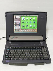 キャノン Canon CanoWord J1HF ワードプロセッサ/ワープロ 本体のみ 動作確認済み