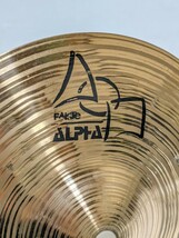 PAISTE　パイステ　ALPHA PAISTE SPLASH 8 ハイハットシンバル_画像3