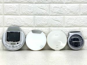 A567(60) SONY Discman ESP D-80/D-NE20/ D-NE820/ COBY TF-DVD530 4点セット　CDウォークマン WALKMAN CDプレーヤー【ジャンク】