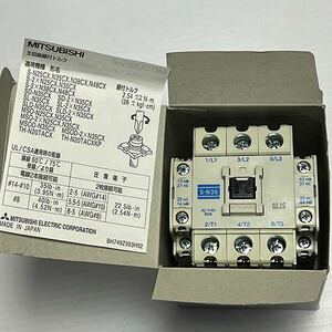 未使用 三菱 電磁接触器 SN-35CX AC200V 2a2b マグネ 非可逆式