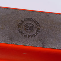 ルクルーゼ Le Creuset テリーヌ レクタ 28cm 鋳物 ホーロー 耐熱容器 オレンジ_画像5
