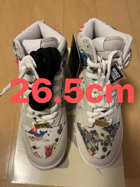 新品　未使用　送料込　Supreme Nike SB Rammellzee Dunk High 26.5cm