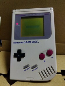 初代ゲームボーイ本体　箱付き　取扱説明書付き　ジャンク品　任天堂　nintendo GAME BOY　レトロゲーム機 ニンテンドー