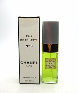 C25◆CHANEL シャネル 香水 No.19 EAU DE TOILETTE オードトワレ VAPORISATEUR ヴァポリザター 100ml ブランド 香水 レディース 女性用