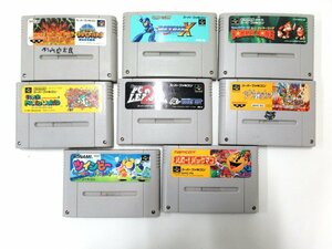 C122◆任天堂 スーパーファミコン ゲーム ソフト カセット まとめて8点 スーパーマリオワールド ドンキーコングツインビー ロックマン 等