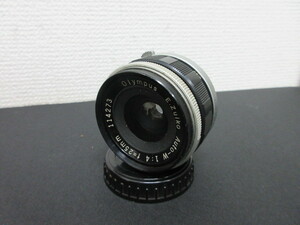 OLYMPUS E.Zuiko Auto-w 1:4 f=25mm カメラレンズ オリンパス　フィルムカメラ用　#34028