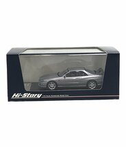 美品 ミニカー NISSAN スカイライン 25GT ターボ 1998年 アストリートシルバー 1/43 Hi-Story インターアライド [0402]_画像1