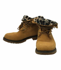 ティンバーランド ショートブーツ ワークブーツ ボア レディース 6 1/2 W L Timberland [0604]