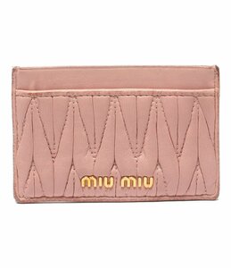 ミュウミュウ カードケース レディース MiuMiu [0104初]