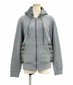 美品 モンクレール スウェットダウン切替パーカー レディース M M MONCLER [0202初]