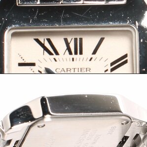 カルティエ 腕時計 モワゼルSM W25064Z5 サントスドゥ クオーツ レディース Cartier [0304]の画像7