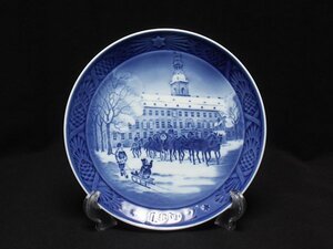 美品 ロイヤルコペンハーゲン イヤープレート 飾り皿 18cm 1992 Royal Copenhagen [0402]