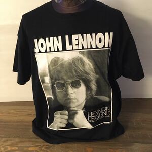 ジョンレノン　John Lennon L バンドTシャツ ロックTシャツ　バンド ブラック