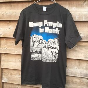 ディープパープル　Deep Purple in Rock L バンドTシャツ　ロックTシャツ　バンド 半袖 