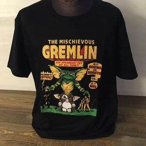 コレクターアイテム　グレムリン　GREMLIN L ムービーTシャツ　映画Tシャツ　半袖 ブラック 