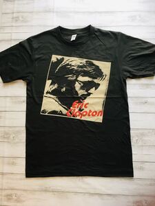 エリッククラプトン　Eric Clapton L バンドTシャツ　ロックTシャツ　