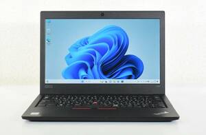 Lenovo ThinkPad L390 /Core i5-8265U/メモリ16GB/NVMe SSD 256GB/カメラ/13.3インチ/高解像度1920x1080/Windows 11/中古ノートパソコン