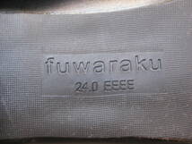 ★fuwaraku　　　パンプス　　黒　　　２４.0cm EEEE　　　美品_画像5