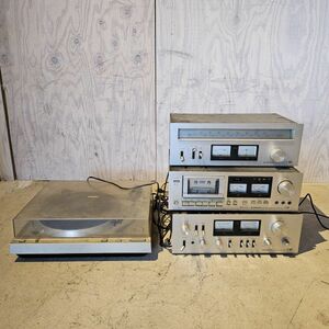 札4040(011)-6/TK12000【札幌引き取り限定】オーディオ　Pioneer　4点まとめ　PL-340,TX-7800II,CT-405,SA-7800II