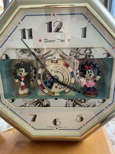 ★Disney Time ディズニータイム★FW695G 掛け時計 からくり時計 ビンテージ【中古/現状品/通電確認OK/動作確認OK】