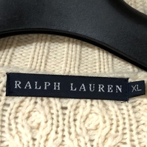 RALPH LAUREN ニットジャケット XL/ラルフローレン ウールカシミヤ エンブレム ブレザー _画像4