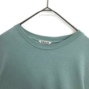 HZ9984★AURALEE : A21ST02ST SEAMLESS CREW NECK HALF SLEEVE TEE★3★ミント系 オーラリー シームレス クルーネックTシャツの画像2