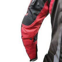 サンプル品 BERIK ベリック ナイロンジャケット 2310131 RED 50 Lサイズ 秋冬 バイクウェア 【バイク用品】_画像7