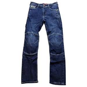 BERIK ベリック PROTECTION DENIM PANTS プロテクション デニム パンツ JP-227318-BK BLUE 28サイズ バイクウェア【バイク用品】