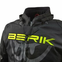 年末 BERIK ベリック ナイロンジャケット 2309281 YELLOW 52 XLサイズ 秋冬 バイクウェア 【バイク用品】_画像8