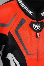 BERIK ベリック 牛革 ハイグレードモデル レーシングスーツ RED 50 Lサイズ ヨーロッパモデル_画像6