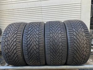 バリ山 255/35R20 2018年製 CONTINENTAL VIKING CONTACT 7 スタッドレス タイヤ 4本 セット