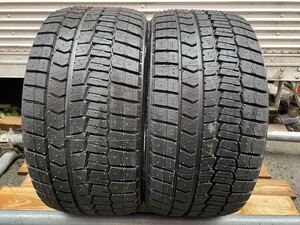 新古　255/35R18 2019年製 DUNLOP WINTER MAXX WM02 スタッドレス タイヤ 2本 セット