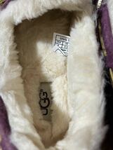 UGG モカシン ムートン シューズ アグ スエード 6 DAKOTA 紫　パープル　5612_画像6