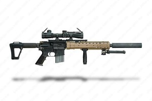 激レア/実物 米軍装備 MK12 MOD H SOCOMストック B&T ATLAS V8 BT10バイポッド (MK18 東京マルイ トレポン PTW PRIME 海兵隊 GHK VFC WA M4