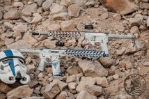 非売品/実銃再現/実物 IRON AIRSOFT鍛造レシーバー BAD556 スターウォーズ限定仕様 リアルサイズガスガン WA(PRIME VFC GHK 東京マルイ GBB_画像3