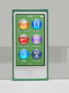 【新品バッテリー交換済み nanoシリーズ最終モデル】 Apple iPod nano 第7世代 16GB グリーン 中古品 【完動品 生産終了品 1円スタート】