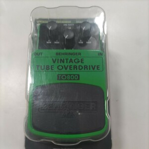 BEHRINGER TO800 VINTAGE TUBE OVERDRIVE ベリンガー オーバードライブ エフェクター デッドストック