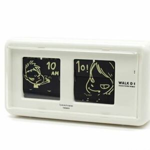 【奈良美智】パタパタクロック 新品 WALK ON CLOCK / 激レア 限定 時計 置時計 AtoZ A to Z graf 草間彌生 Nara Yoshitomo 村上隆ホワイト