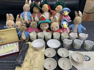 PETER RABBIT ピーターラビット ぬいぐるみ カトラリー 食器 マグカップ バッグ 他 まとめ うさぎ キャラクター タグ付きありK-1220-01 