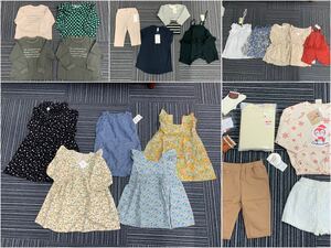  未使用品 女の子 子供服 まとめ 85〜100㎝ ワンピース ロンT 靴下 トップ ボトムズ ガールズ キッズ タグ付きあり K-1207-05 