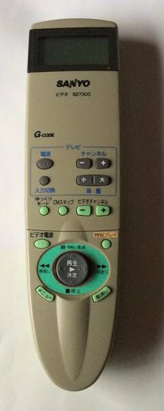 送込み SANYO サンヨー ビデオリモコン B27300