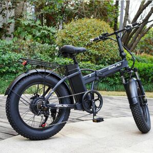 新品フル電動自転車 パワフル 500W 折りたたみ　20inch