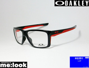 OAKLEY オークリー OX8128-0257 眼鏡 メガネ フレーム MAINLINK メインリンク 度付可 ポリッシュドブラック　レッド