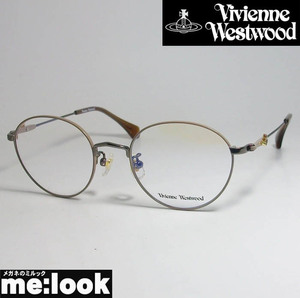 Vivienne Westwood　ヴィヴィアンウエストウッド レディース　眼鏡 メガネ フレーム 40-0003-3　サイズ48 グレー・ベージュ